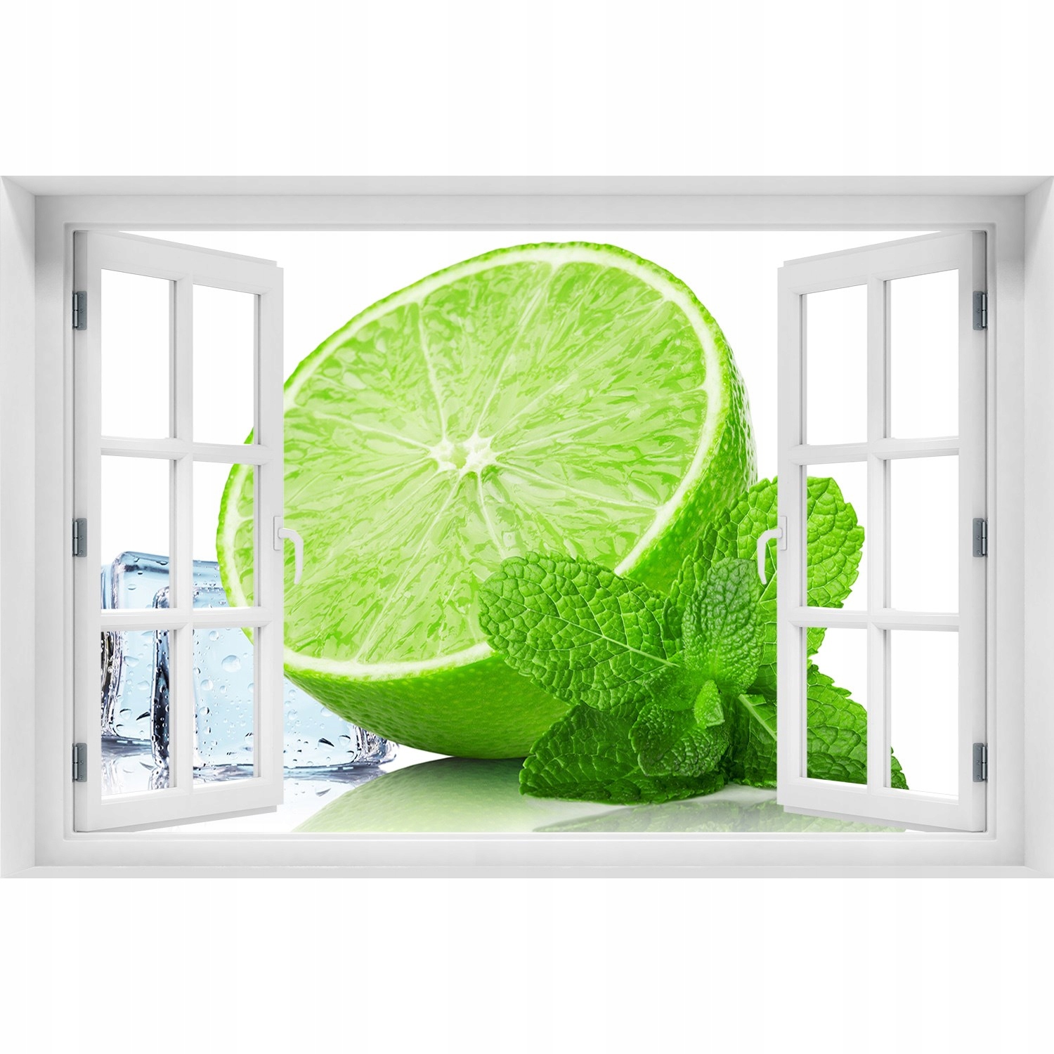 

Samoprzylepna naklejka Limonka z lodem 150x100