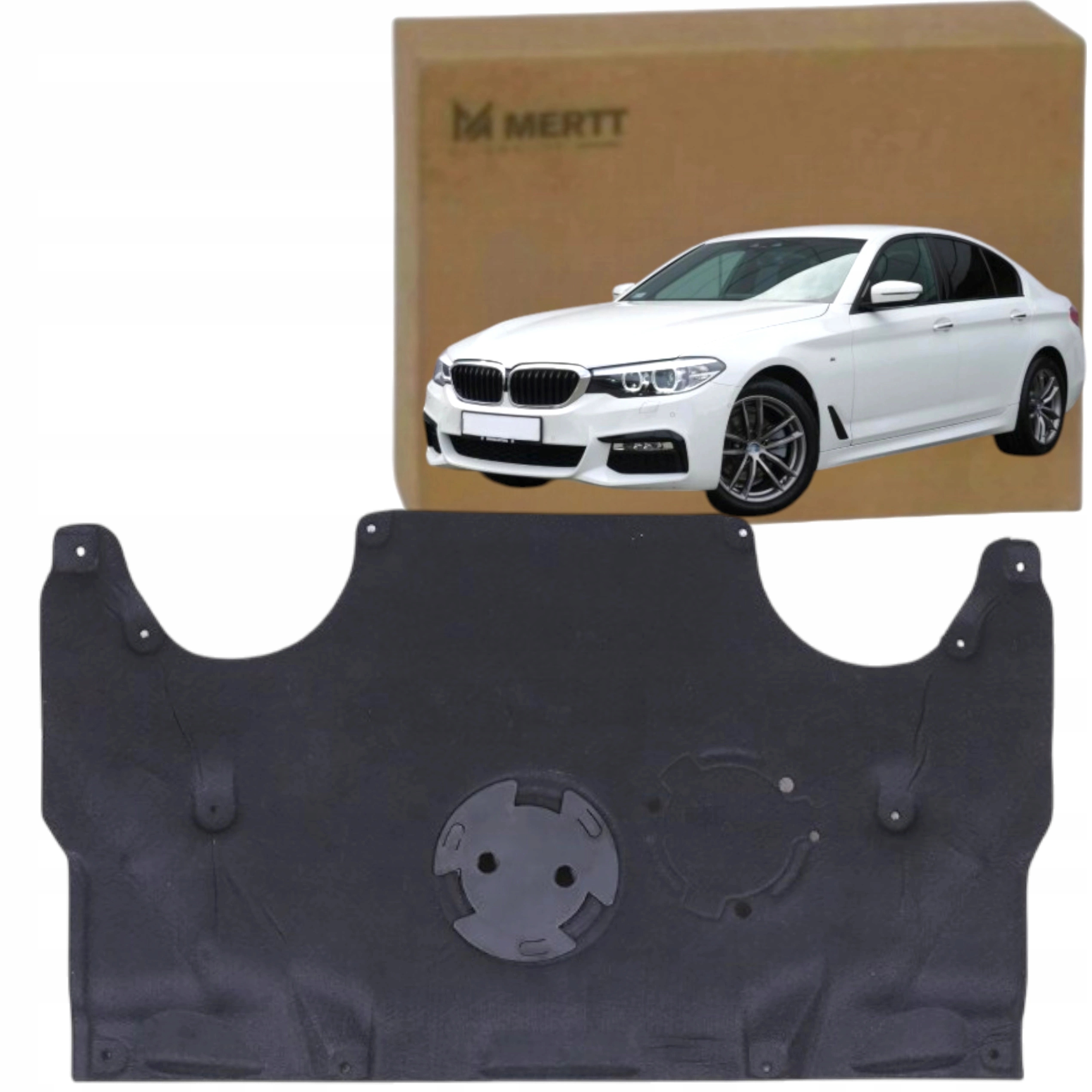 Bmw 5 G30 G31 2017- Deska Spodního Krytu Motoru Zadní Nárazník 51757340171