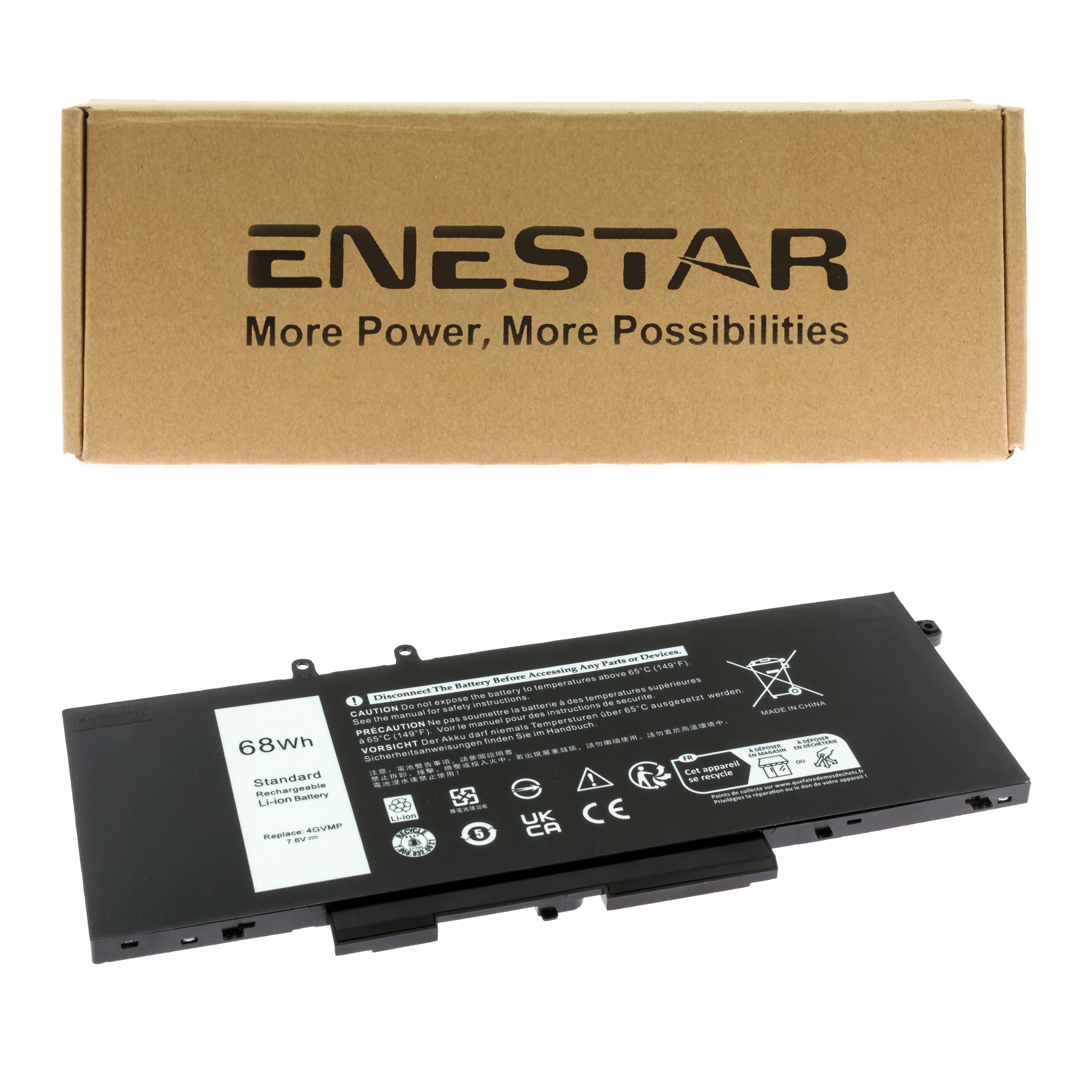 Premium bateria do Dell 4GVMP C5GV2 Latitude 5400 5410 5500 Precision 3540