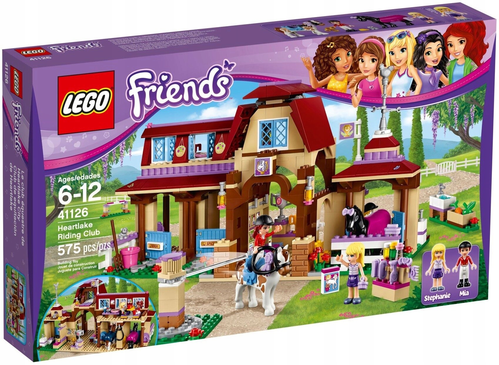Lego Friends 41126 Jezdecký klub Heartlake Nové
