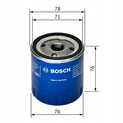 BOSCH FILTR OLEJU F 026 407 078 Rodzaj filtra oleju przykręcany