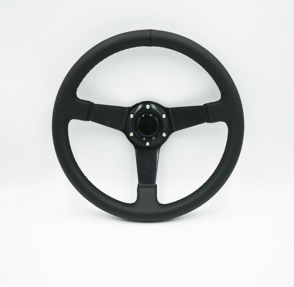 40178 - РУЛЬ 350 ММ ЧЕРНЫЙ ПВХ СПОРТ РАЛЛИ ТЮНИНГ