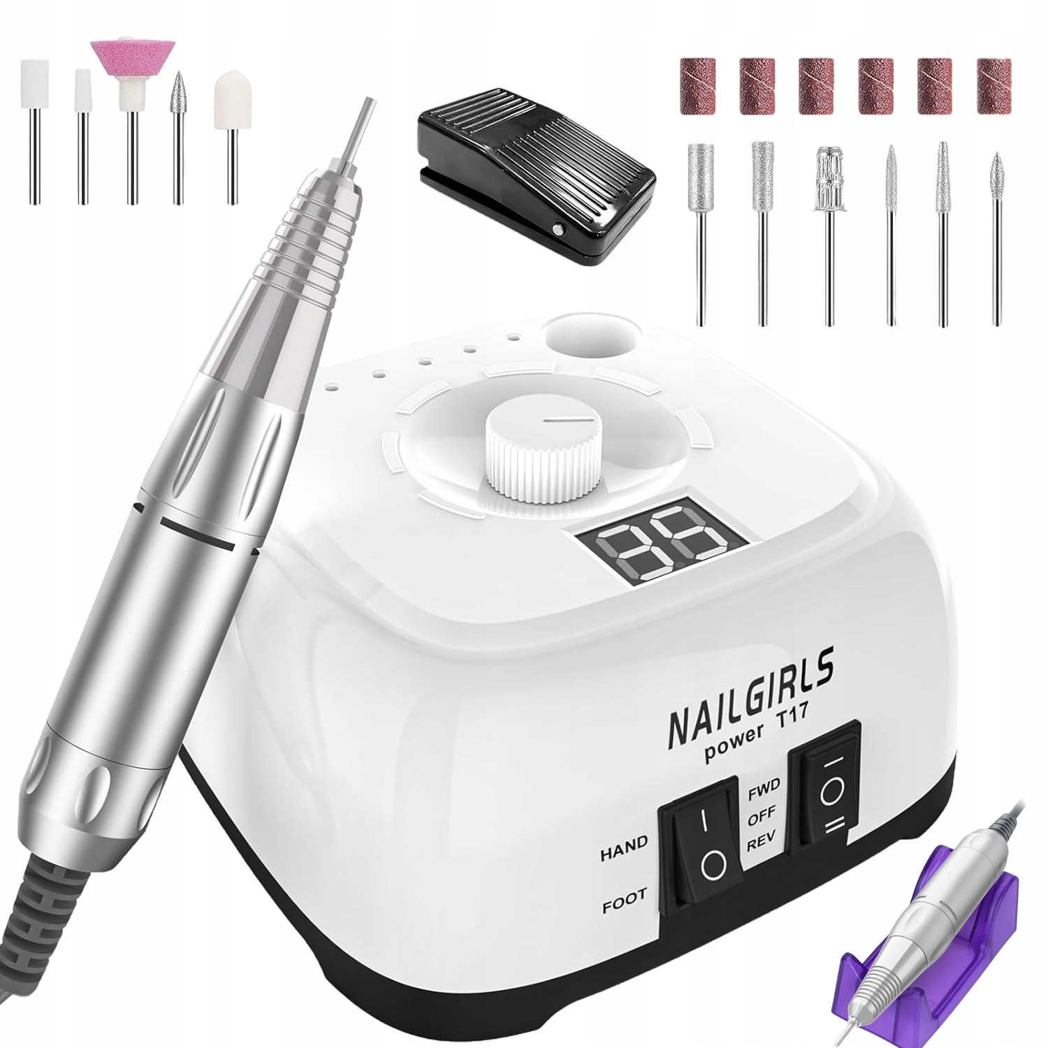 Bruska Na Nehty Manikúra 11V1 Pedikúra 11V1 Pedál