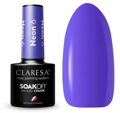 

Claresa Neon Lakier Hybrydowy Neonowy 6 Fiolet