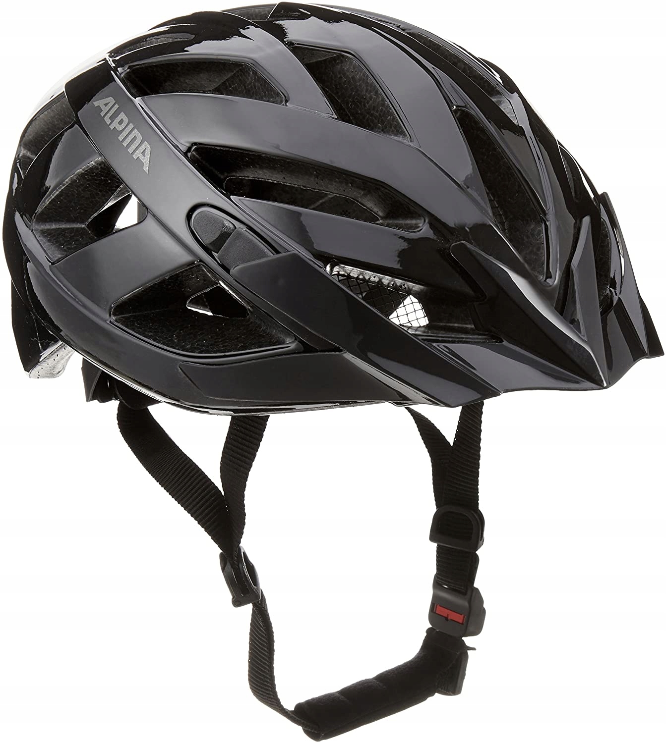 Cyklistická přilba s kšiltem Alpina Panoma Classic Velikost M 56-59 cm, černá