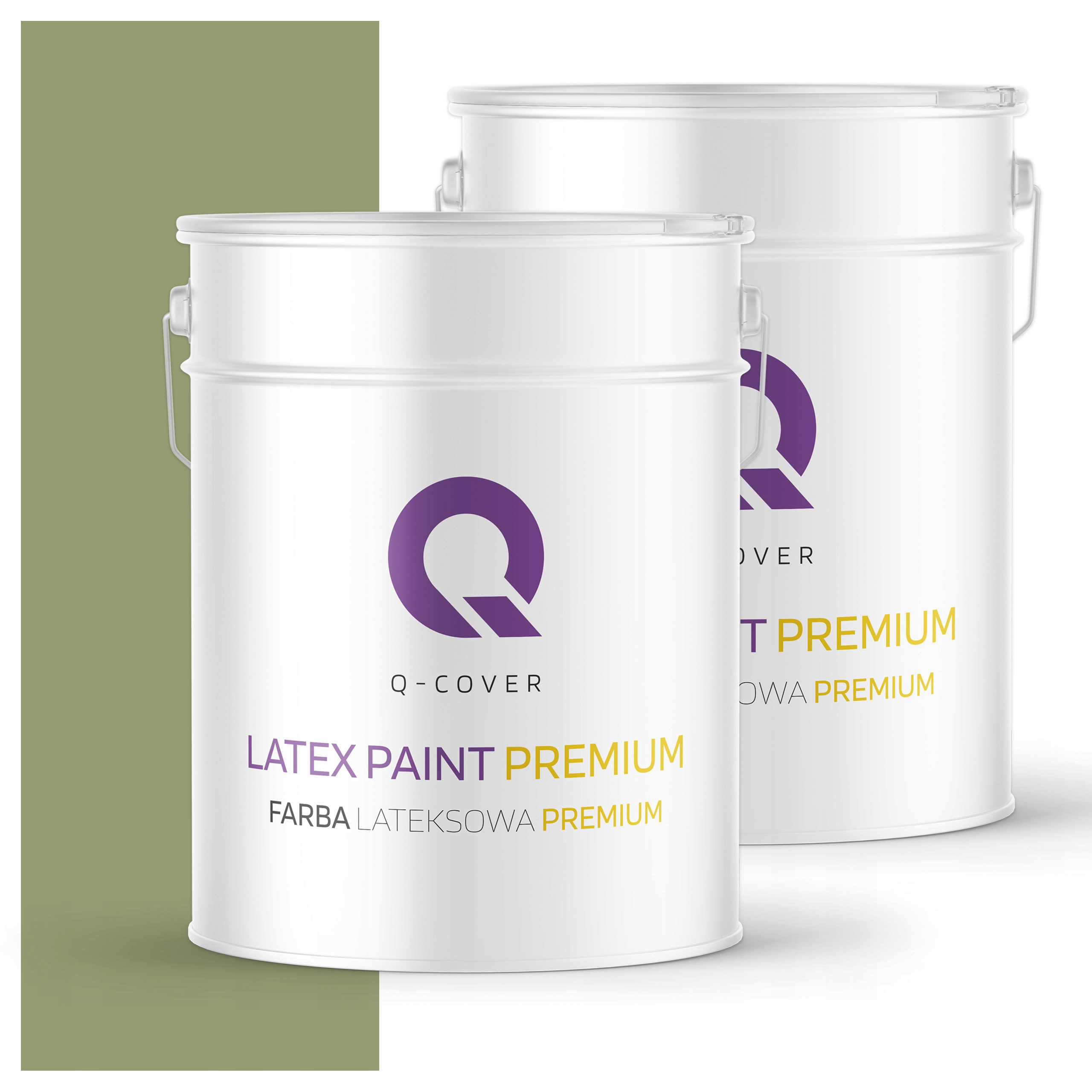 Plamovzdorná farba Umývateľná na steny stropov 10L mat Zhnitá tmavá zeleň