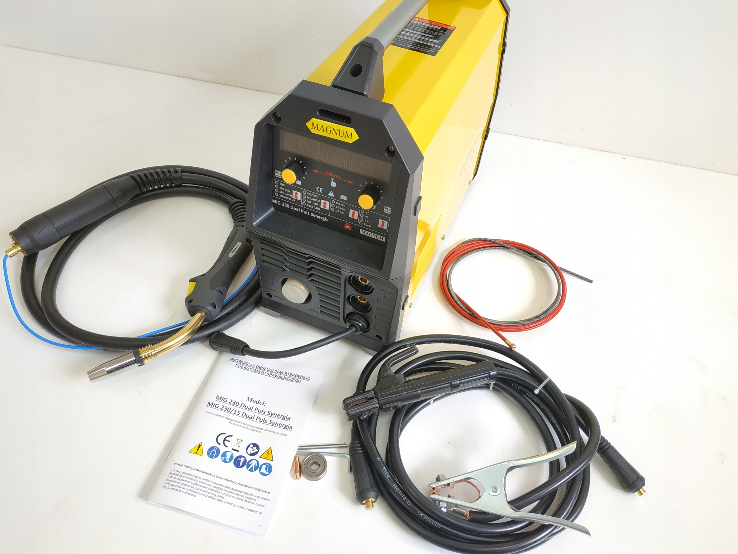 SPAWARKA MIGOMAT MAGNUM MIG 230 DUAL PULS SYNERGIA Marka Magnum