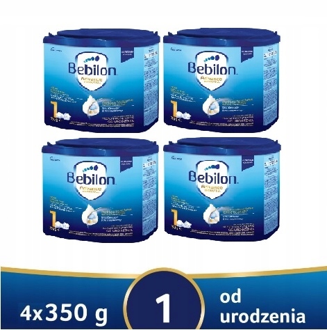 Bebilon 1 Pronutra Advance 4x 350g - 0-6 msc MLEKO