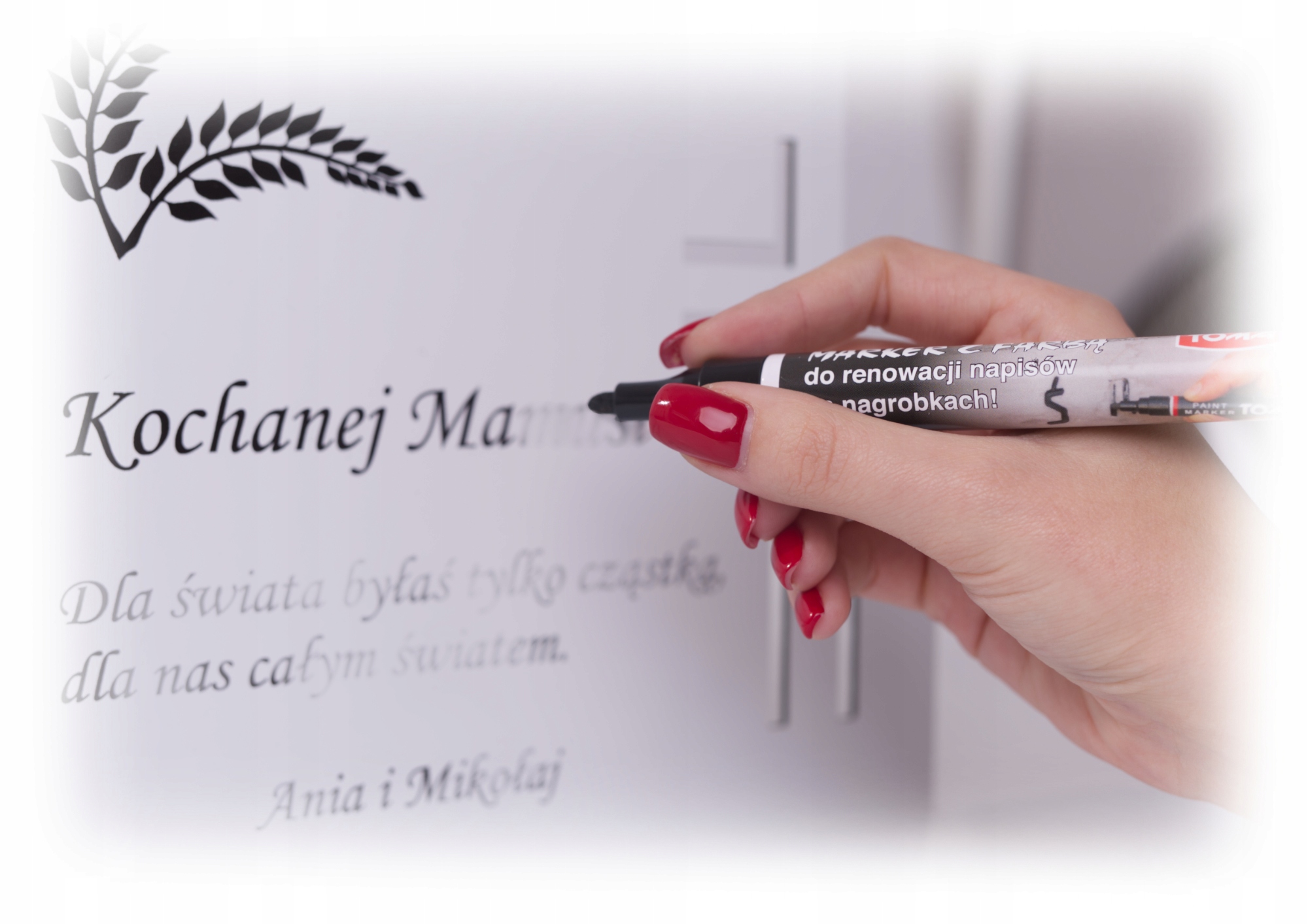 MARKER DO RENOWACJI NAPRAWY NAGROBKÓW GROBÓW ZŁOTY Kolor złoty