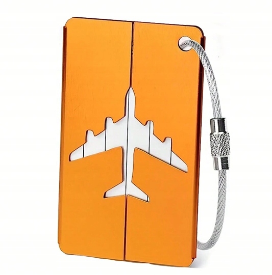 IDENTYFIKATOR DO Bagażu ZAWIESZKA Aluminiowa NA BAGAŻ Walizka Adresownik