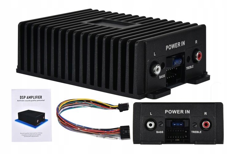 Zosilňovač Dsp 4 Kanály Rca Out 4X50W Rms, 4*80W Max