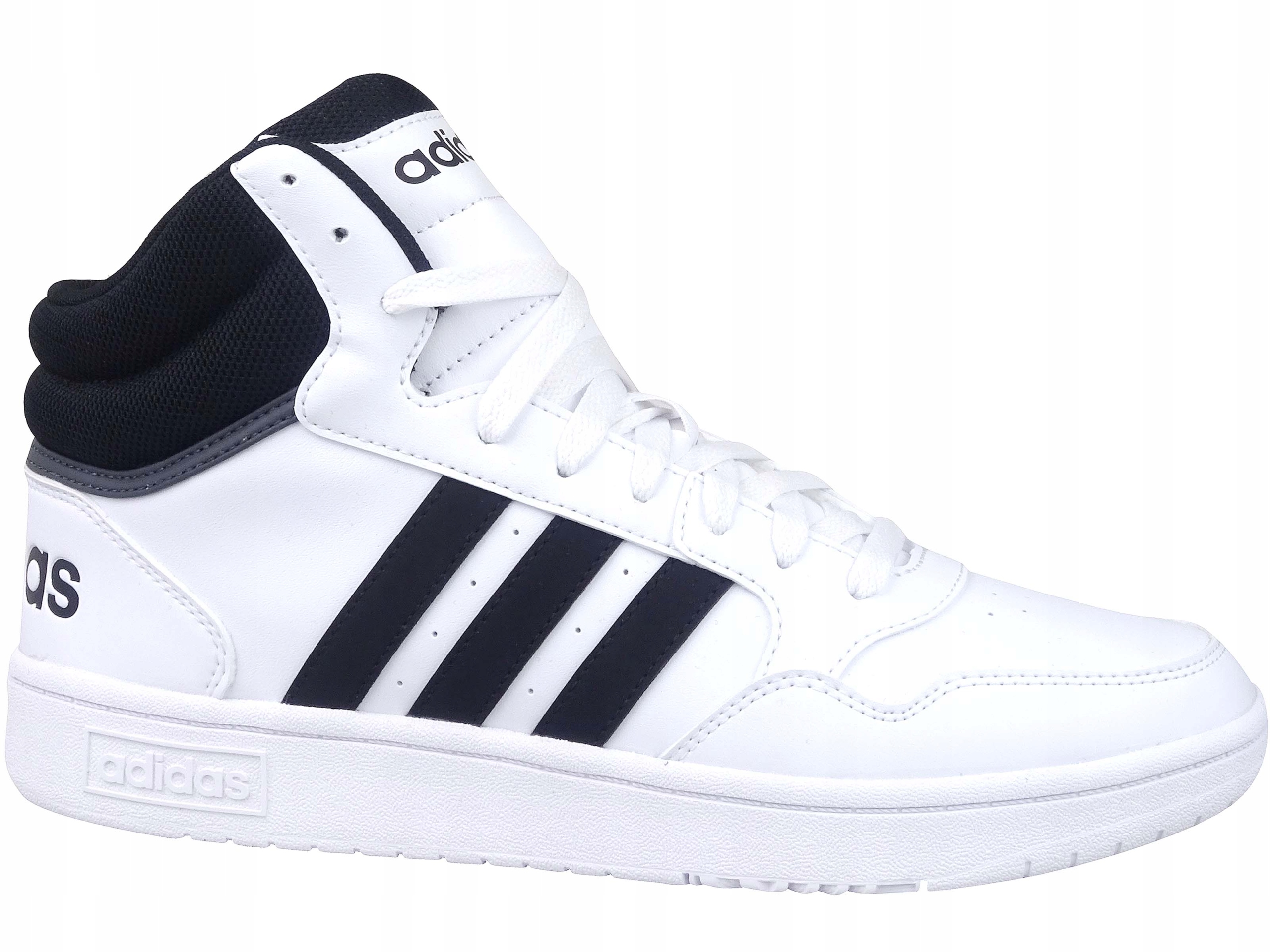 Adidas Hoops 3.0 MID Sportovní Boty Bílé Pánské Šněrovací 45 1/3 2EA