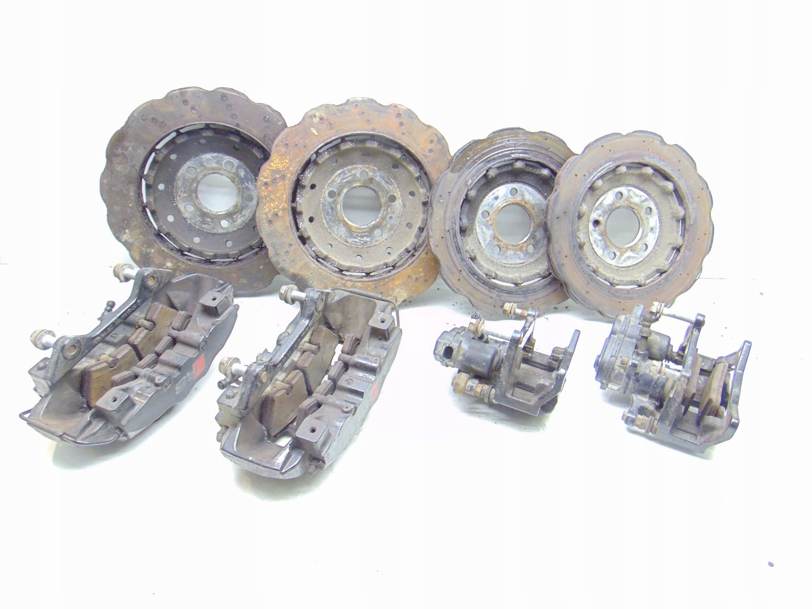 KOMPLET calipers discs front rear part AUDI RS4 RS5 B8 LIFT 4.2