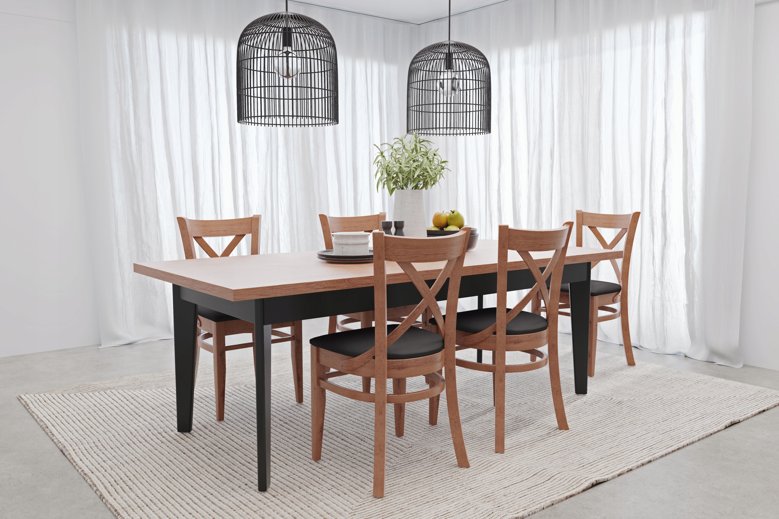 Stół skandynawski craft złoty 140/180 Kod producenta 112738