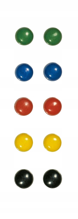 

Magnesy Do Tablic Suchościeralnych 10szt 15 mm MIX