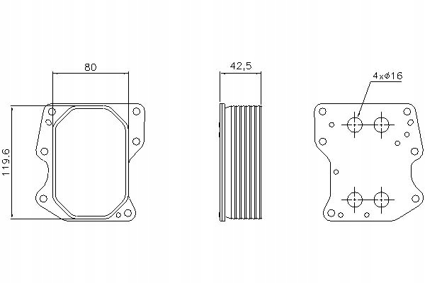 Nissens Chladič Oleje Motoru (119X43X80) CI Asistent Řidiče #28