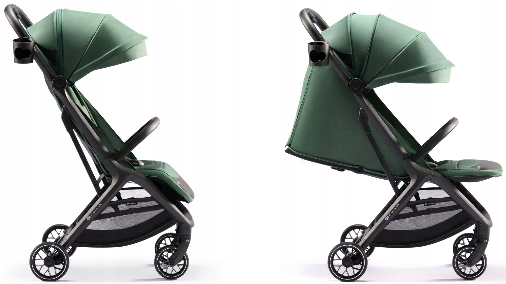 WÓZEK SPACEROWY KINDERKRAFT NUBI2 do 22kg GREEN Kod producenta 5902533922079