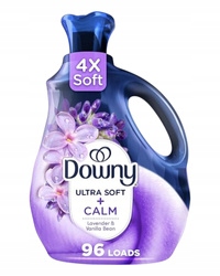 Levně Downy Lavender & Vanilla Bean 1,92 l 96 máchání Tekutá aviváž a aviváž