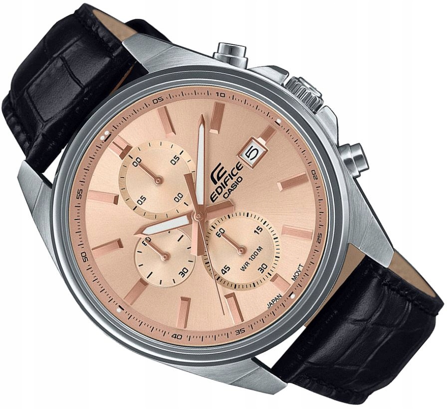 Pánské Hodinky Casio EFV-610EL-5AUEF Elegantní Chrono Data Na Opasku Box