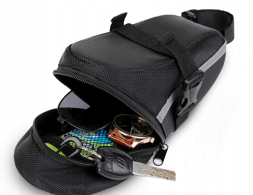 SAKWA ROWEROWA POD SIODEŁKO TORBA TYLNA NA ROWER ETUI Pojemność 1 l