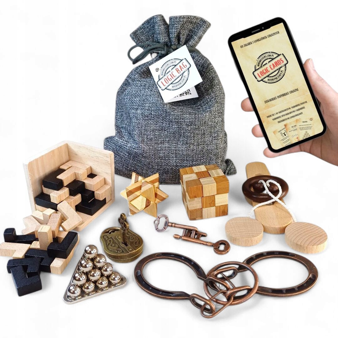 Logic Bag – sada logických hlavolamů pro teenagery a dospělé