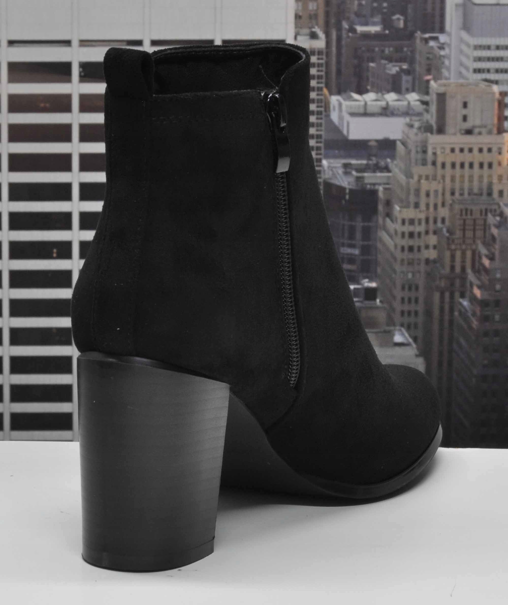 SERGIO LEONE BT352 BOTKI ZAMSZ CZARNE R.40 Długość wkładki 26 cm