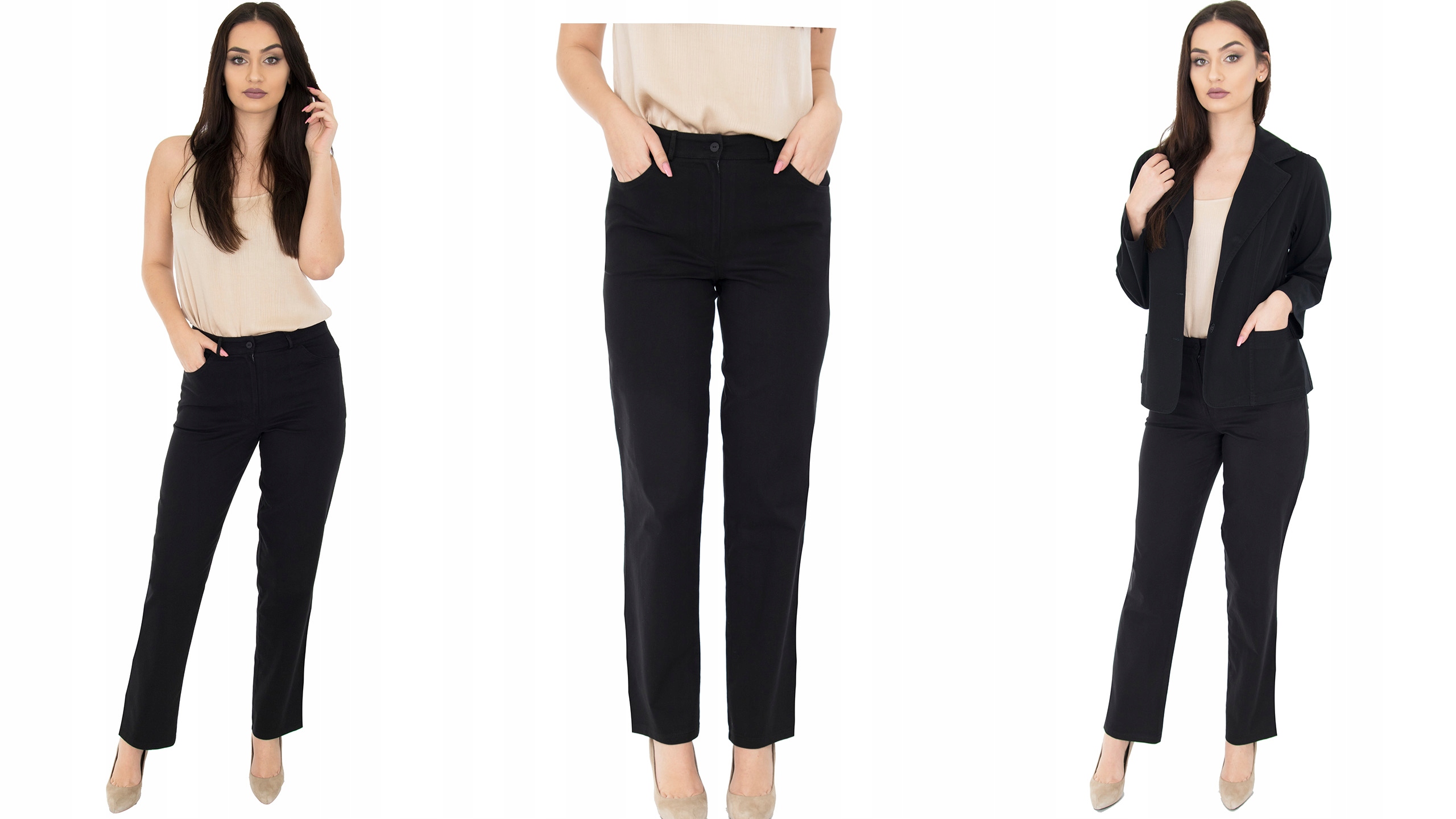 SPODNIE BAWEŁNA KLASYCZNE (38-54) KOLORY r.54 Wzór dominujący bez wzoru