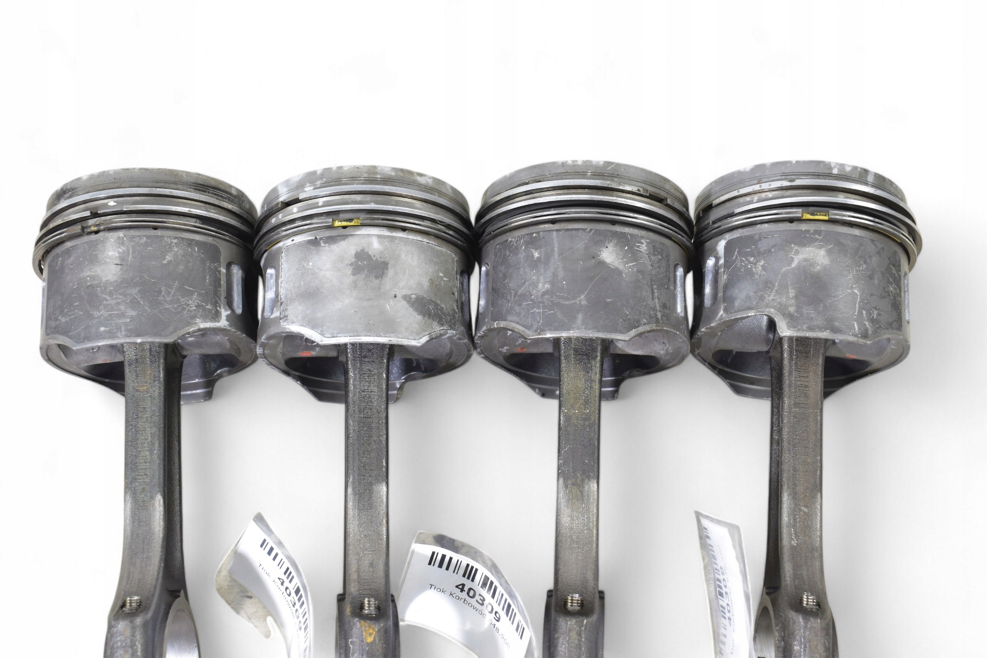 piston connecting rod MERCEDES W220 3.2 CDI 648.960 PODANE WYMIARY