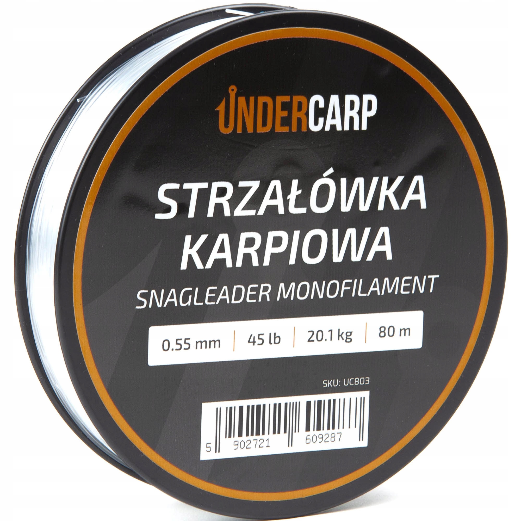 Strzałówka Undercarp Snagleader Monofilament 0,55mm 80m 45lb 20,1kg