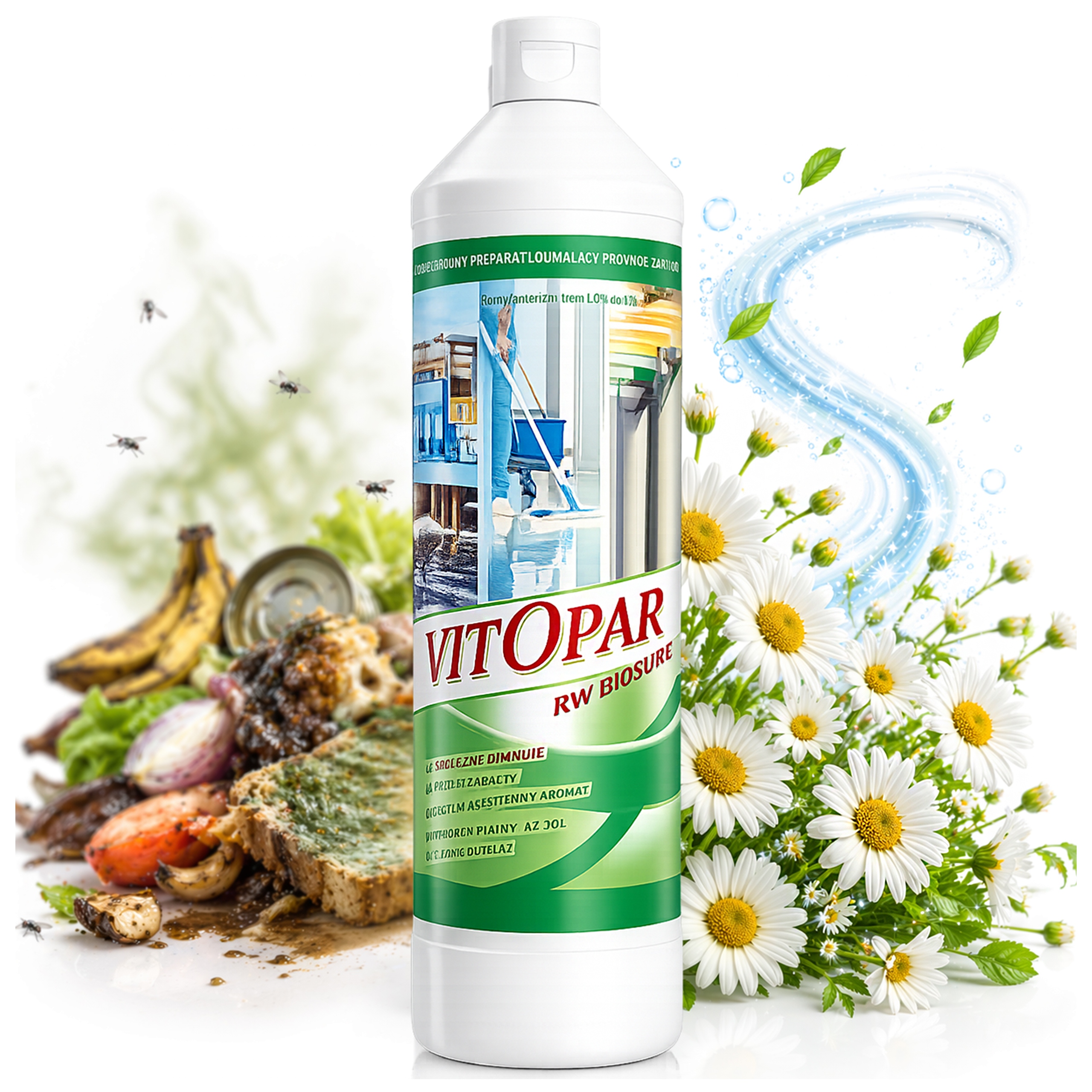 Neutralizátor pachů čistících septiků Vitopar Silný Koncentrát 1L