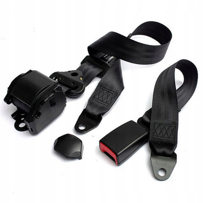 Bezpečnostní Pás S 3-BODOVÝM Zámkem A Sponou