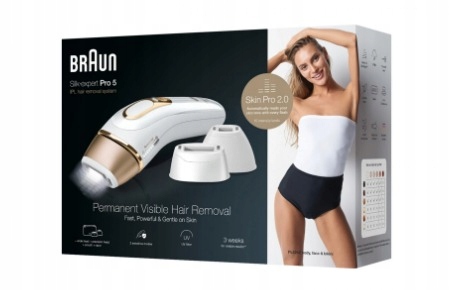 Depilátor Braun PL5262 Silk expert Pro 5 Pulsed Light bílý/zlatý