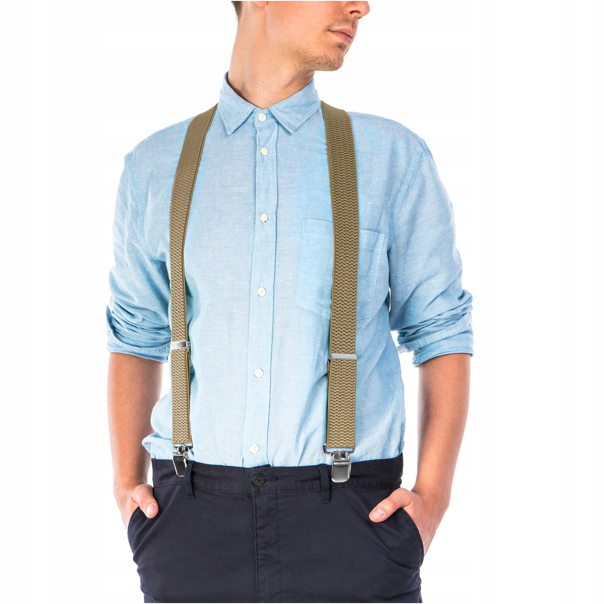 MOCNE SZEROKIE SZELKI MĘSKIE DO SPODNI KLASYCZNE Marka Inna marka