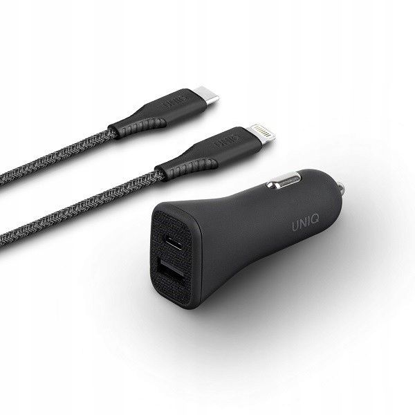 

Uniq Ładowarka samochodowa Votra Duo P30 Usb-c Pd