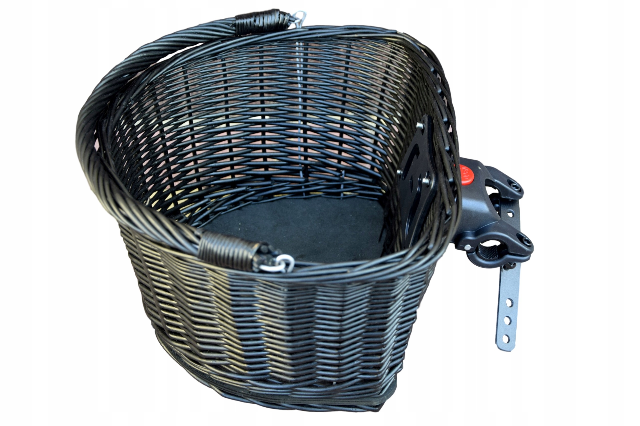 Kosz na rower Koszyk wiklinowy rowerowy z wikliny