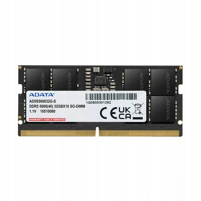paměť Ram Sodimm DDR5 Adata 32GB 5600MHz CL46 (1x32GB)