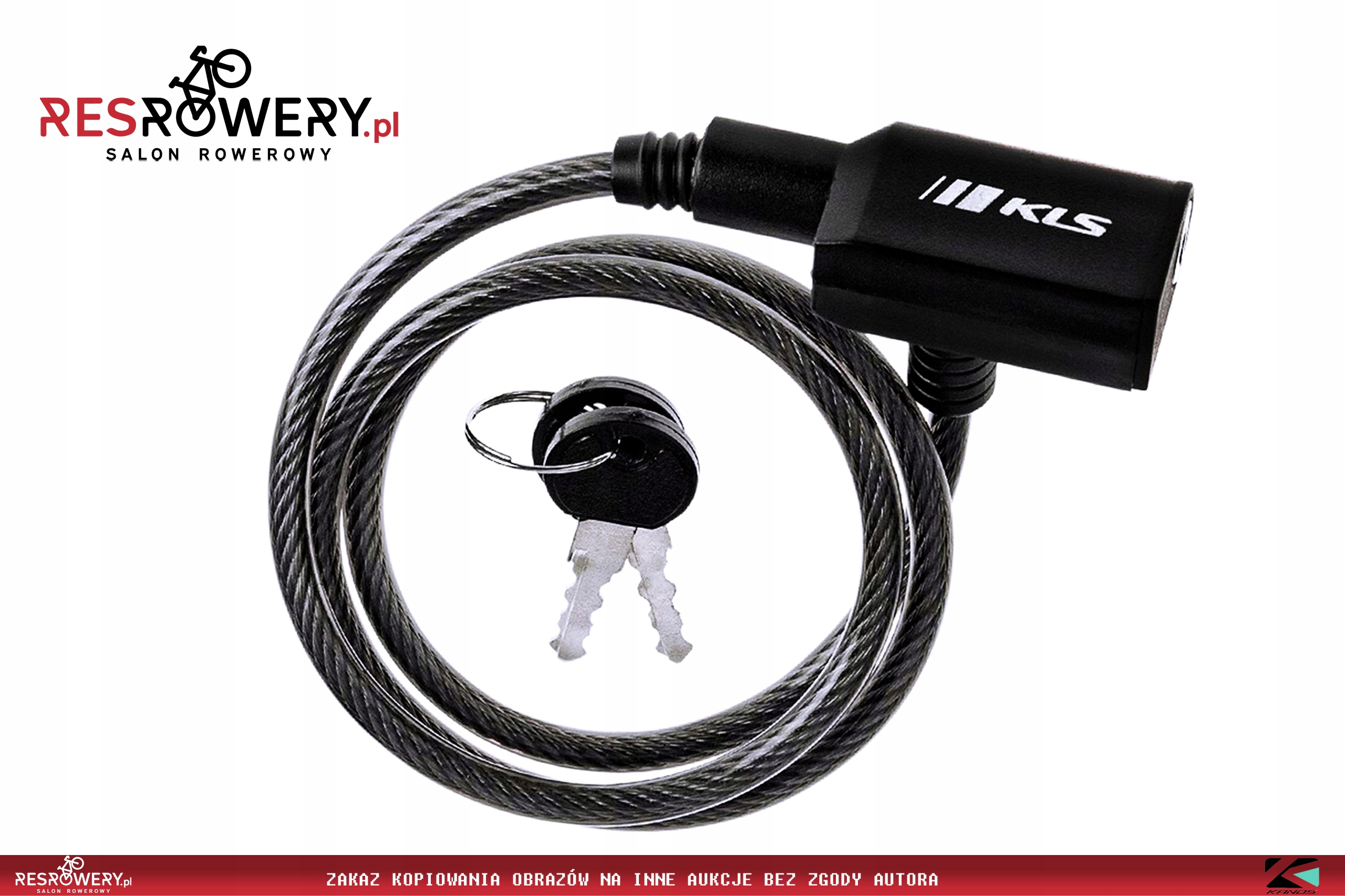 ZAMKNIĘCIE ROWEROWE SPIRALNE KELLYS KLS BILL 800MM Marka Kellys