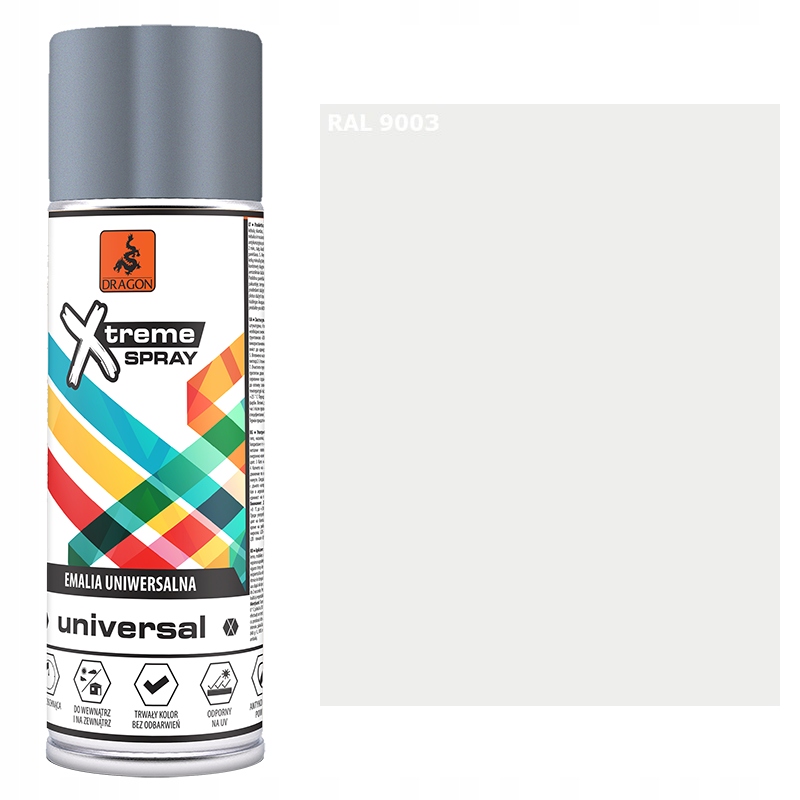 

Emalia Spray Dragon 400ML Ral 9003 Biały Mat