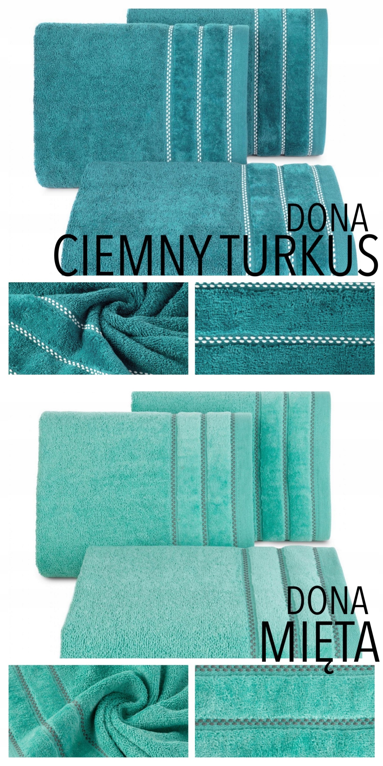 KOMPLET RĘCZNIKÓW KĄPIELOWYCH BAWEŁNA RĘCZNIKI ZESTAW PREMIUM RÓŻNE KOLORY Waga produktu z opakowaniem jednostkowym 1 kg