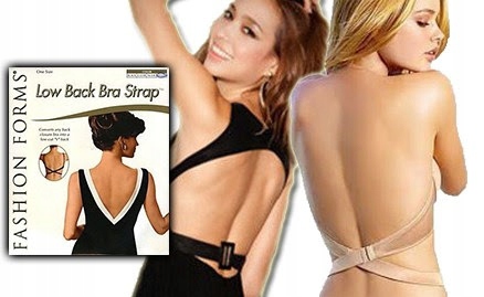 LOW BACK BRA RAMIĄCZKA OBNIŻAJACE DO BIUSTONOSZY