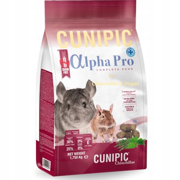 Levně Cunipic Alpha Pro Chinchilla činčila 1,75 kg