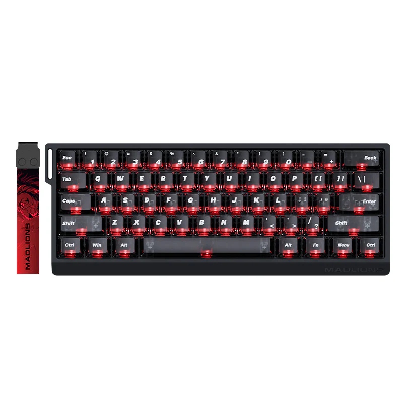 Magnetická mechanická klávesnica Madlion Mad60HE Pro Čierna 8000 Hz