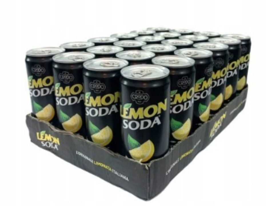 Fonti DI Crodo Lemon Soda Włoski Napój Cytrynowy 330ml x 24szt