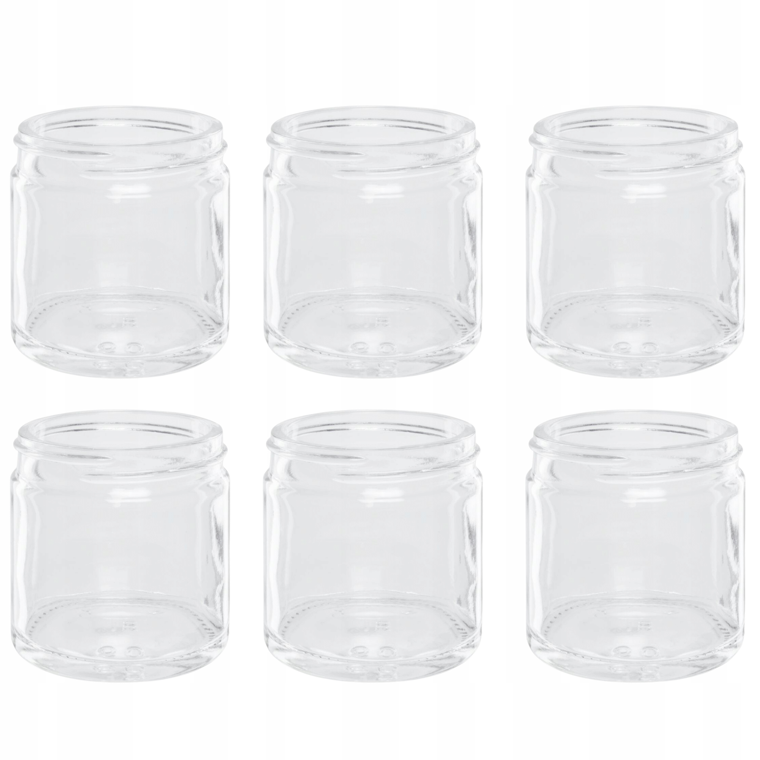 

Słoik bezbarwny pojemnik szklany do świec 60 ml 6x