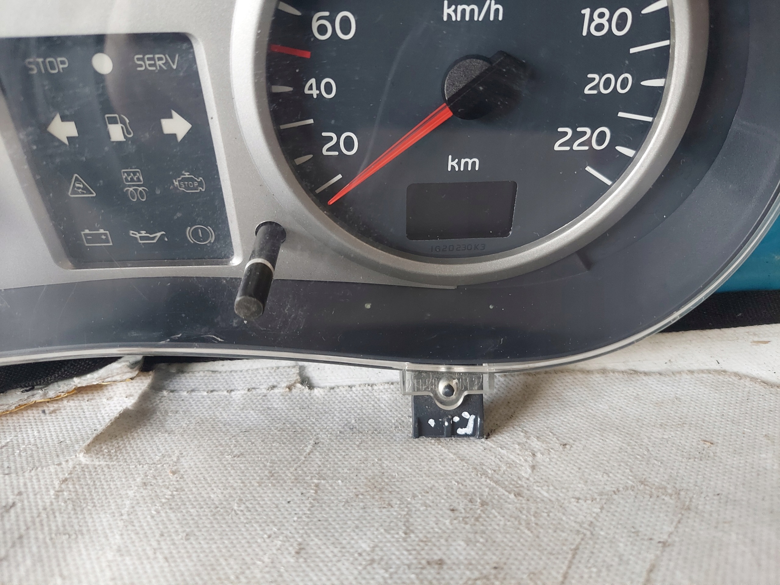 dials clock CLIO II 1.2 B P8200261093