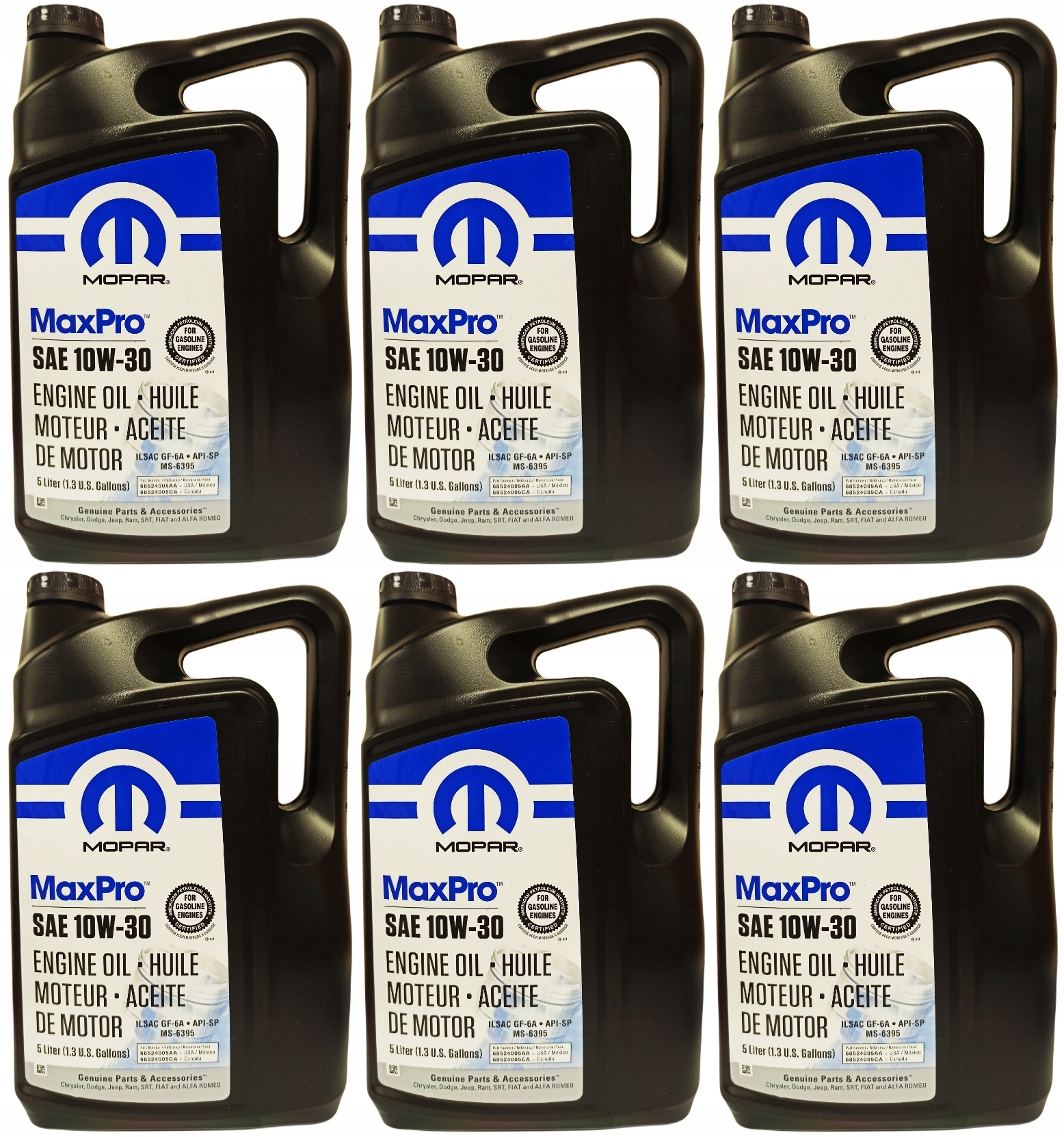 MOPAR 10W30 6x5L JEEP DODGE RAM CHRYSLER