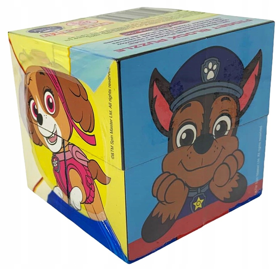 

Logiczna kostka do układnia puzzle Psi Patrol