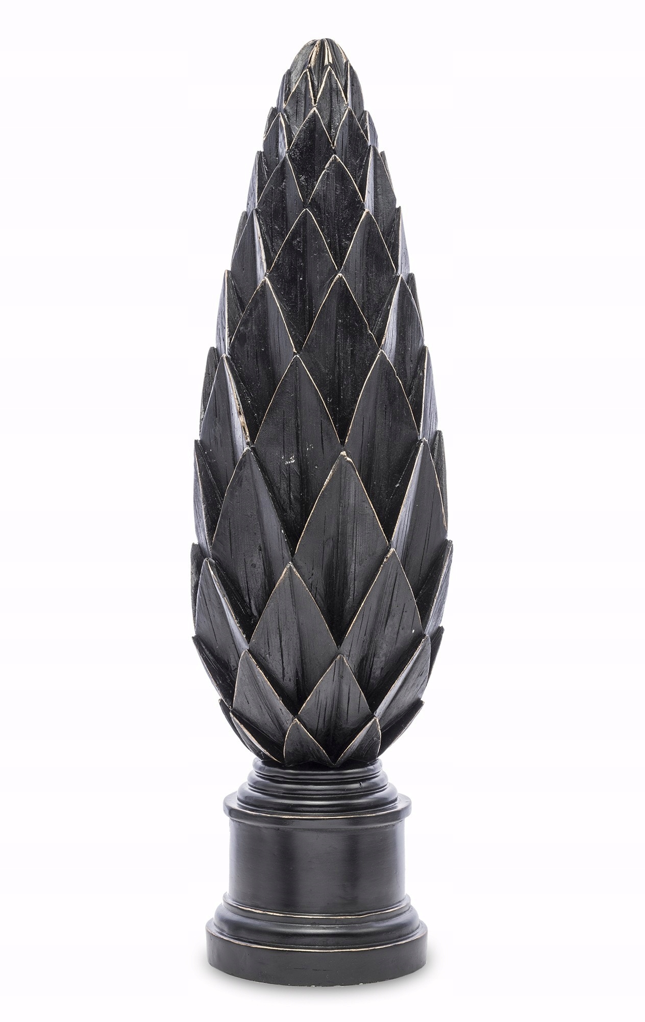 Vysoká Čierna Artičoka Dekoratívna Figúrka Ozdoba ako Darček