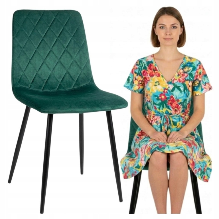 Čalouněné křeslo Velurové do jídelny Obývacího pokoje Prošívané Pohodlné Velvet