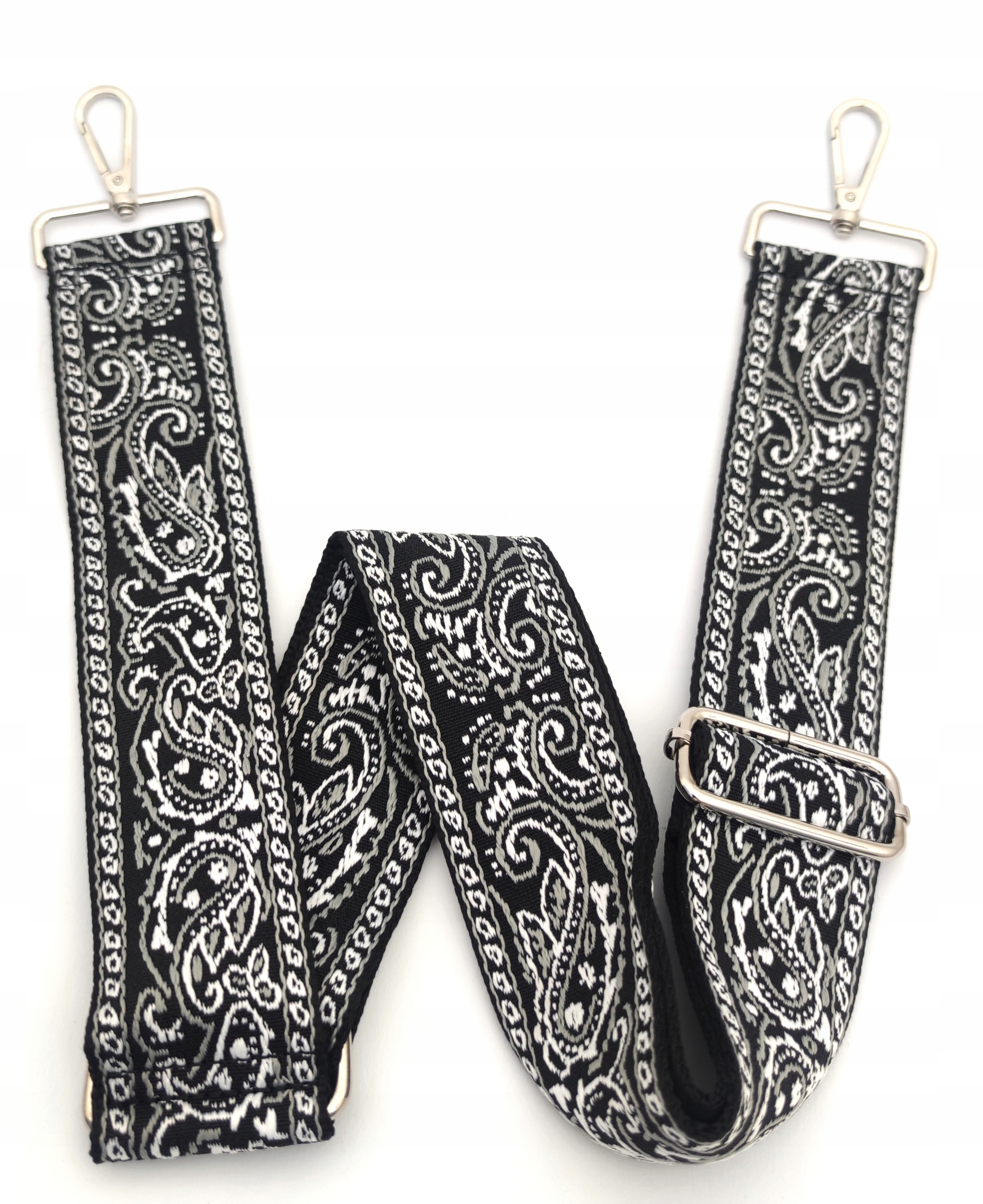 Szeroki wymienny pasek do torebek haftowany 5cm Kod producenta 1223